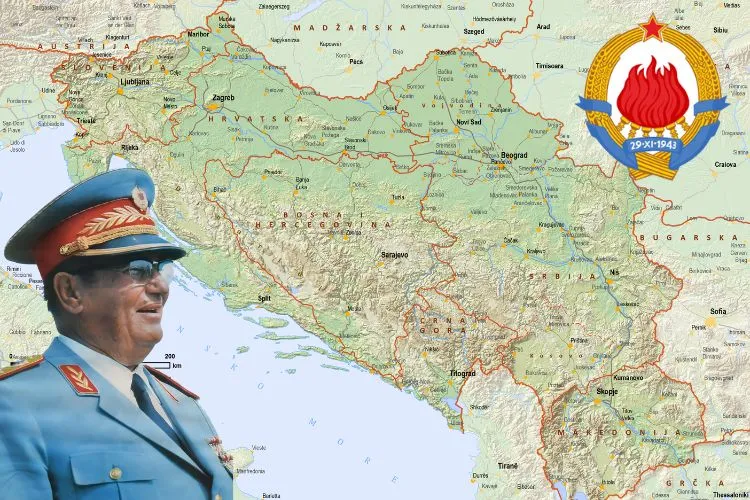 Jugoslavija-Tito-Grb-kolaz